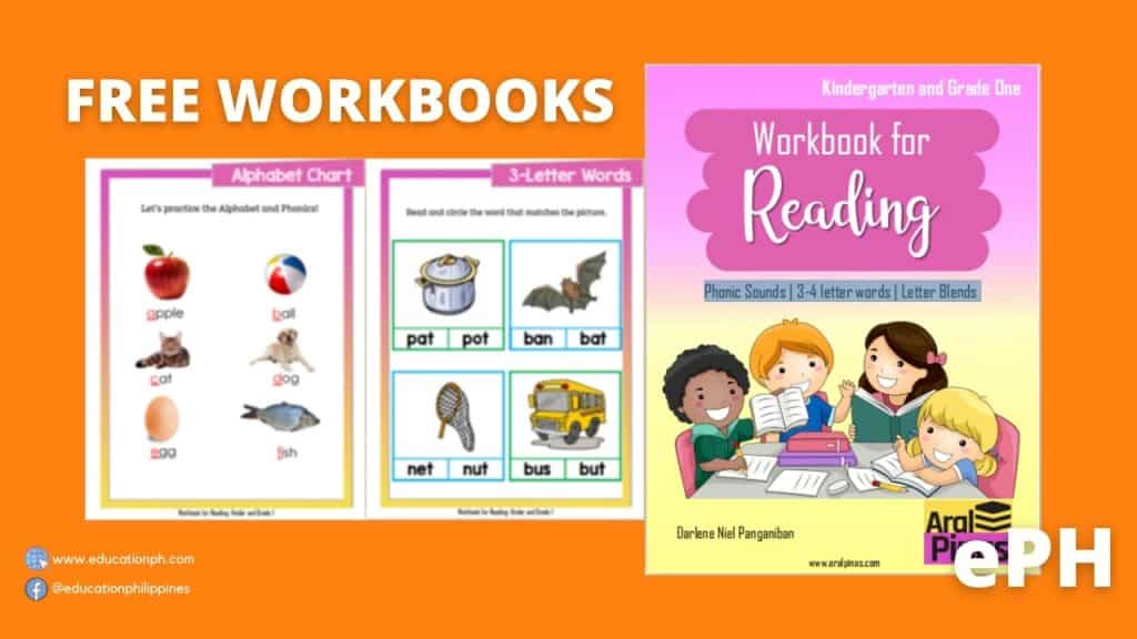 Kindergarten, Grade 1 English Workbook for Reading - Education PH