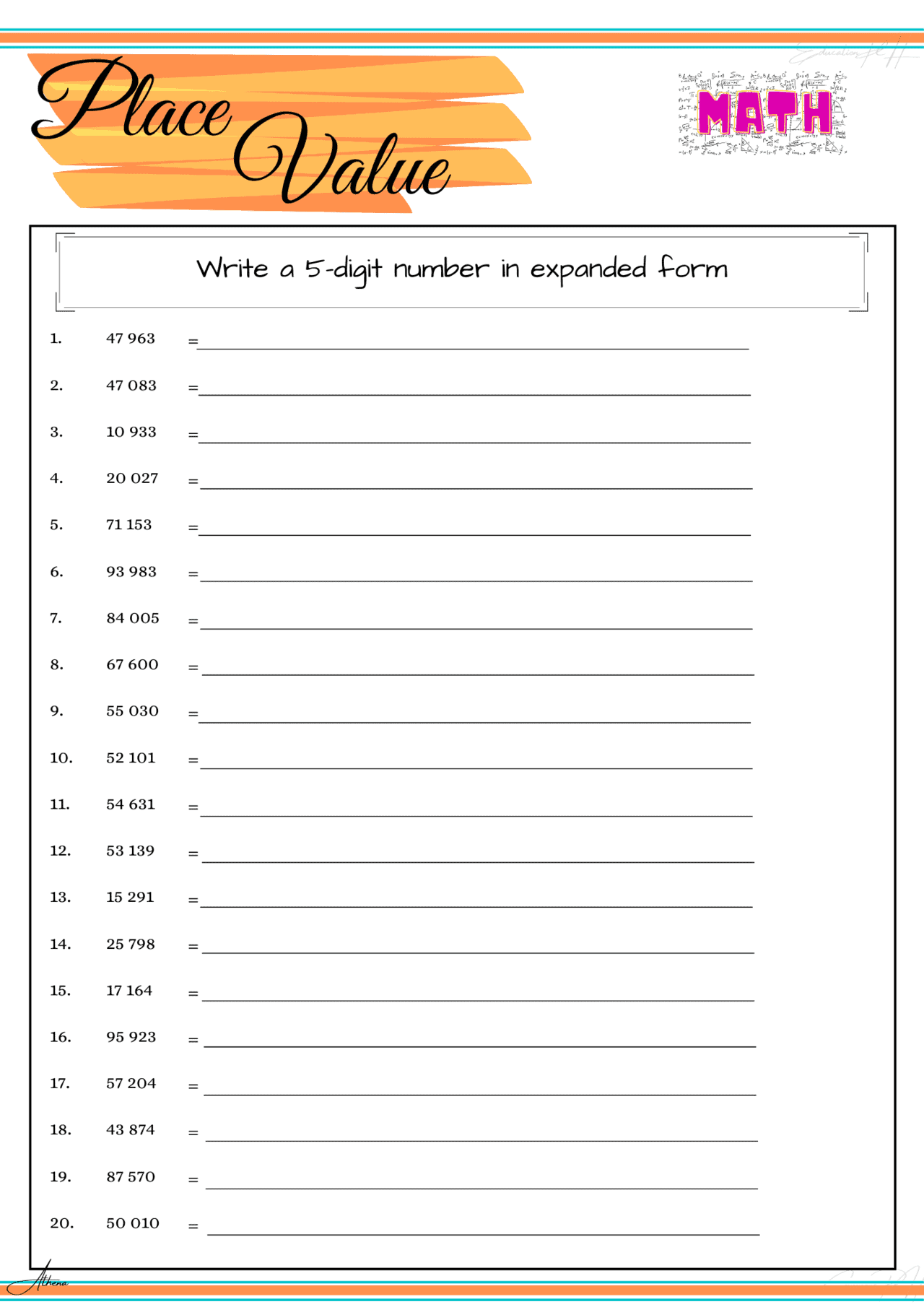 math-place-value-worksheets-to-hundreds-2nd-grade-go-math-chapter-1