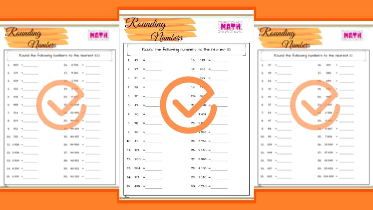 grade 4 math worksheets rounding numbers education ph